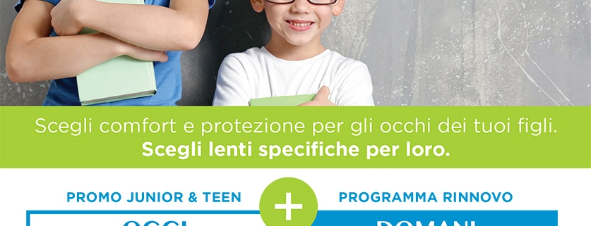 Promozione junior lenti da vista ferrara